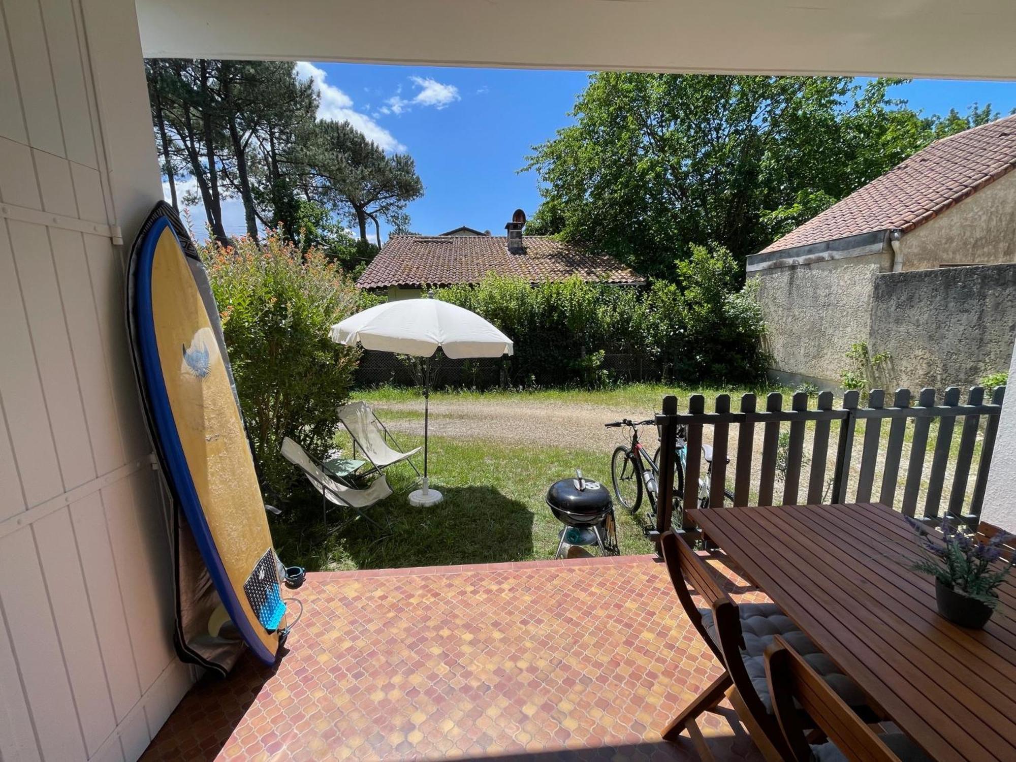 Appartement Avec Chambre, Terrasse Et Jardinet Proche Plage, Foret Pins, Piste Cyclable, Lac Mimizan-Plage エクステリア 写真