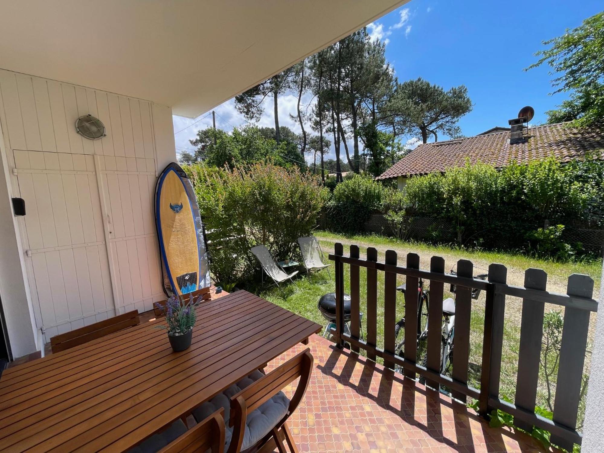 Appartement Avec Chambre, Terrasse Et Jardinet Proche Plage, Foret Pins, Piste Cyclable, Lac Mimizan-Plage エクステリア 写真