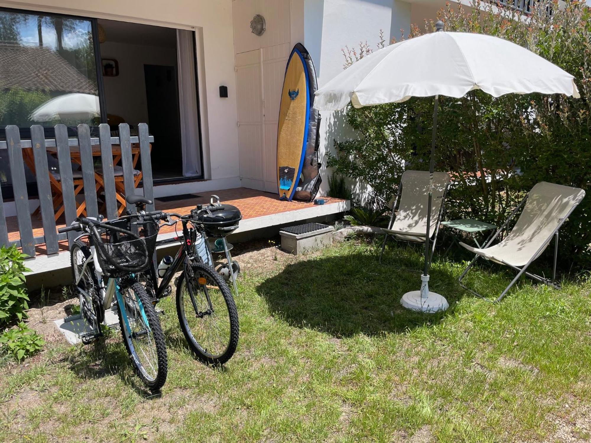 Appartement Avec Chambre, Terrasse Et Jardinet Proche Plage, Foret Pins, Piste Cyclable, Lac Mimizan-Plage エクステリア 写真